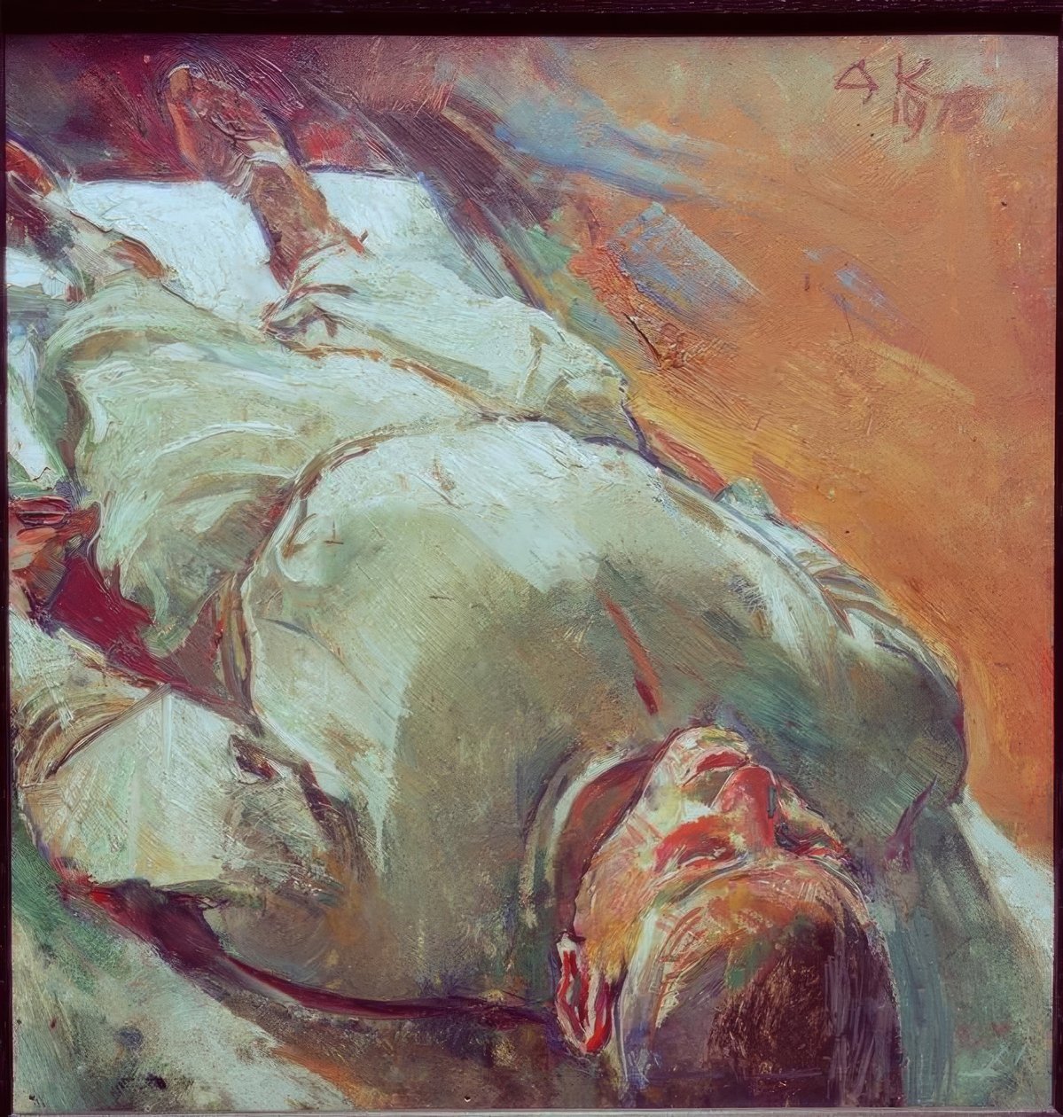 Lying Figure by Anton Kolig