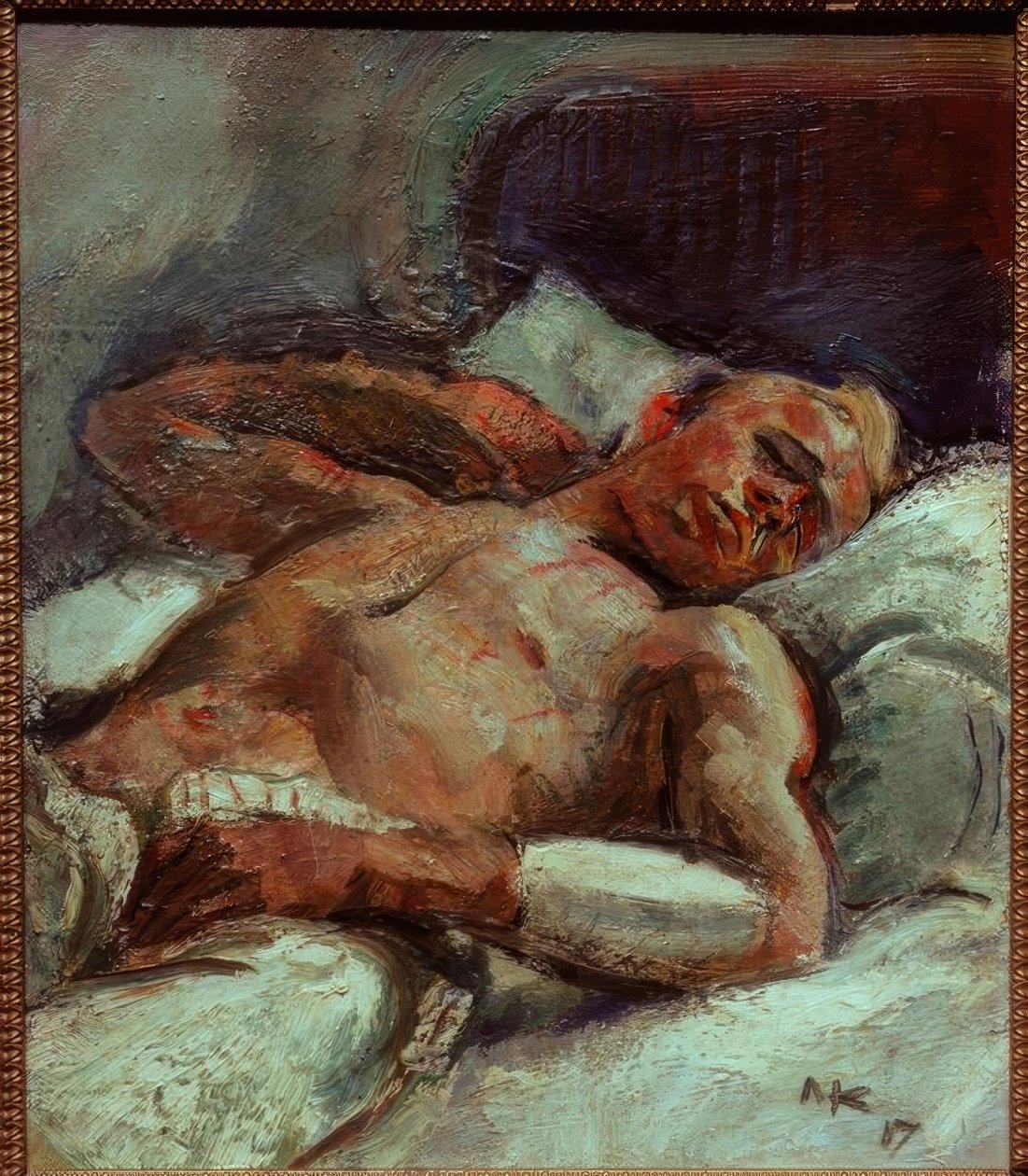Wounded by Anton Kolig