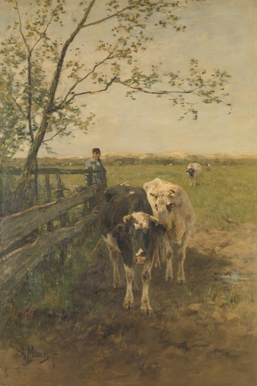 The Milk Bend by Anton Mauve