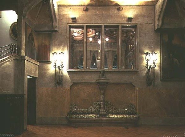 The Grand Hall by Antoni Gaudi