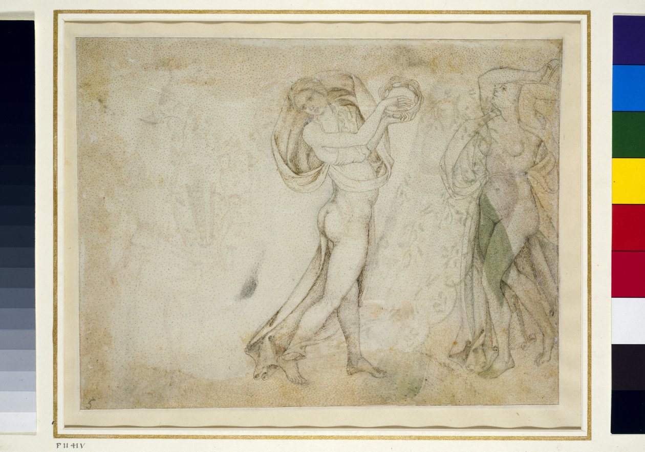 Verso: Two Bacchantes by Antonio Pisanello