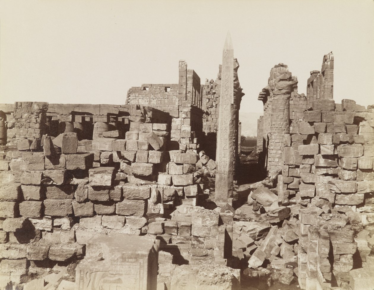 Karnak Temple, Egypt by Antonio Beato