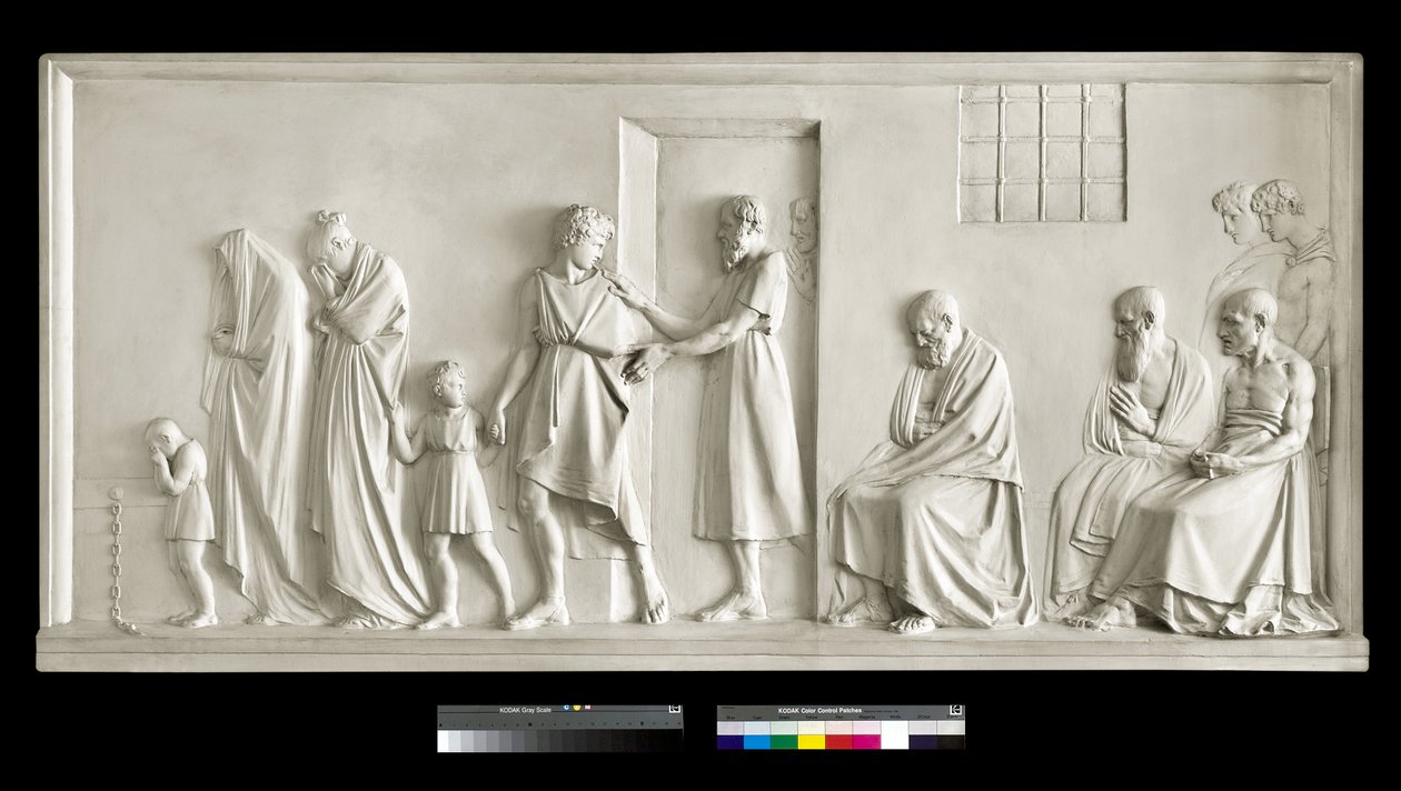 Socrates Leaving His Family by Antonio Canova