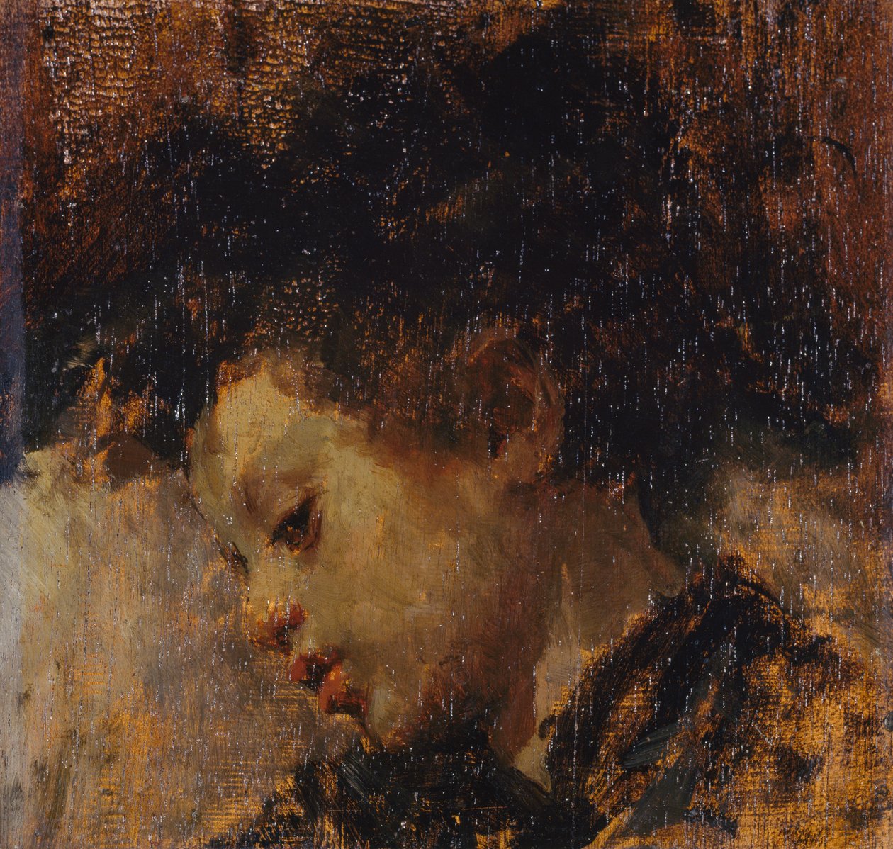 Sick boy by Antonio Mancini