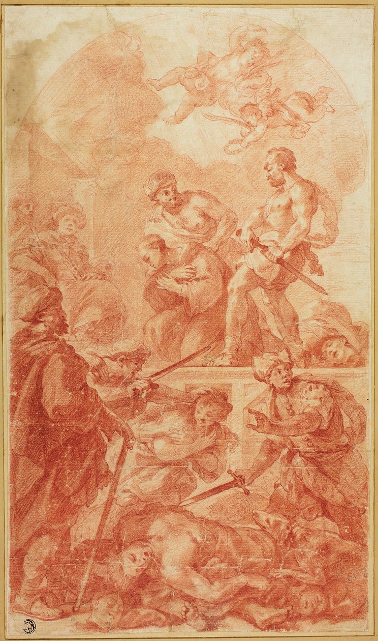 Martyrdom Scene by Antonio Molinari