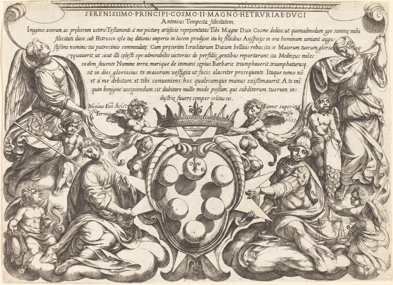 Frontispiece by Antonio Tempesta