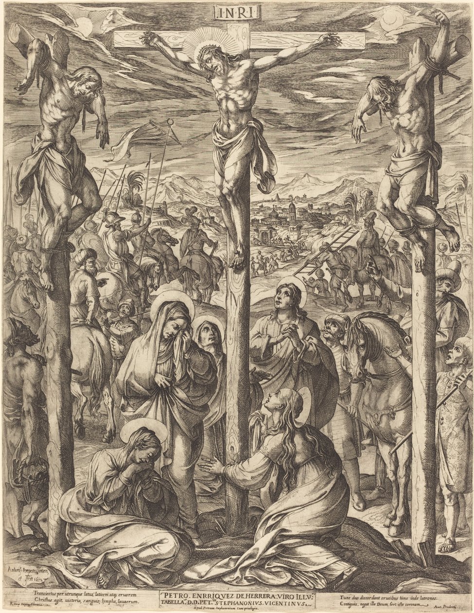 The Crucifixion by Antonio Tempesta