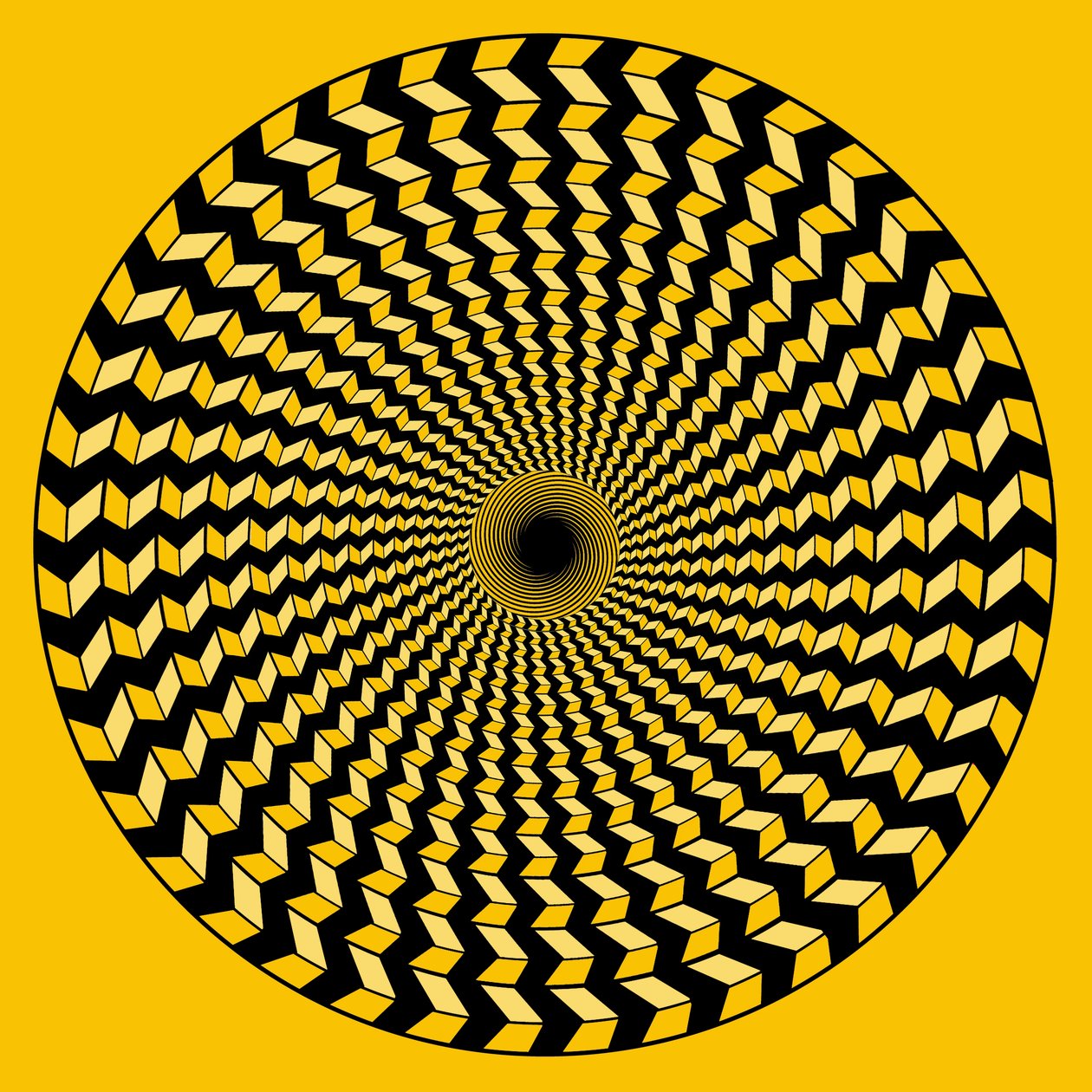 Spiral on Yellow by Armin Mumper