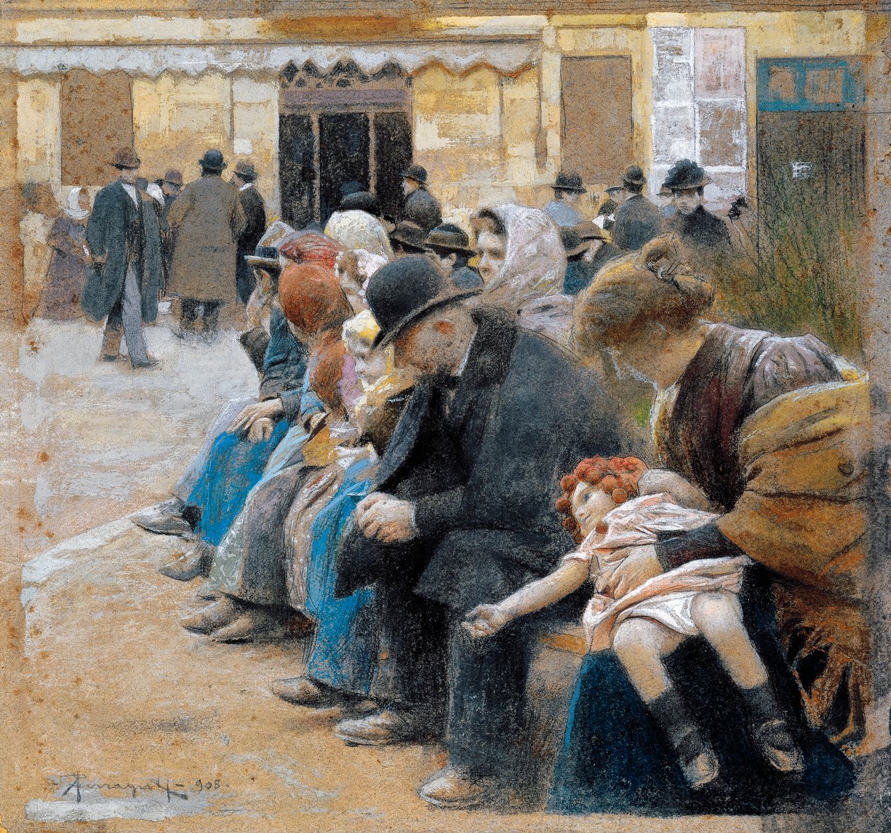 Emigrants by Arnaldo Ferraguti