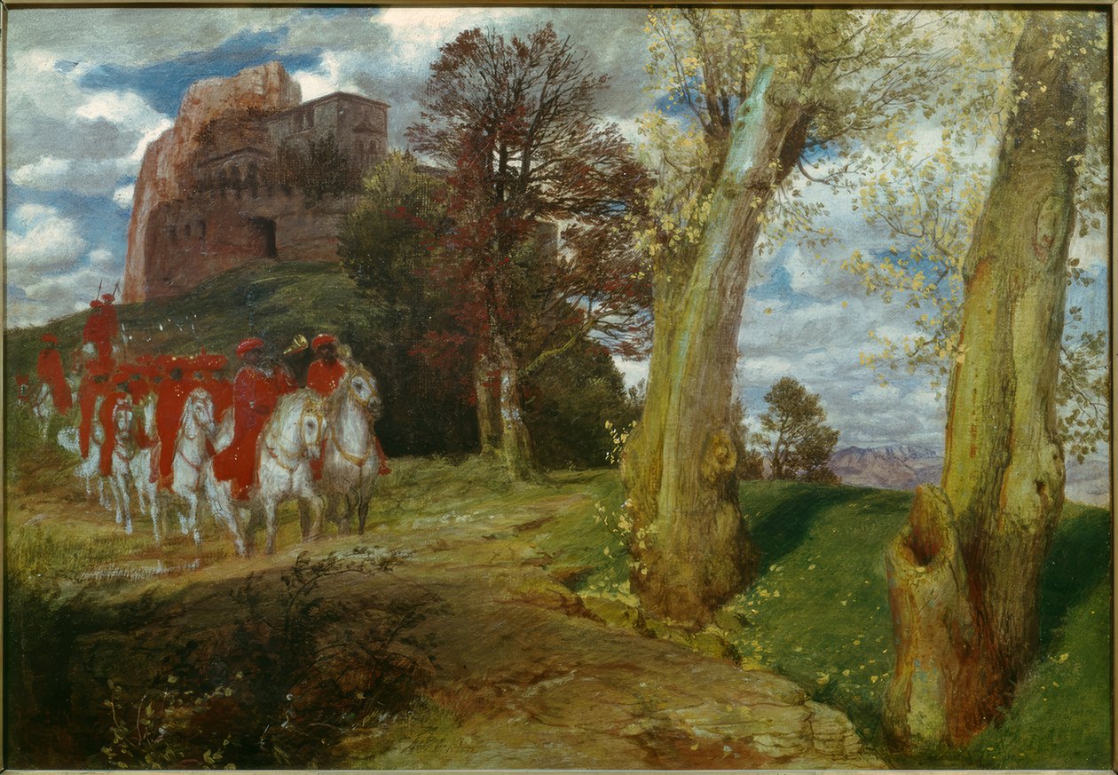 Ride of the Moorish Riders by Arnold Böcklin