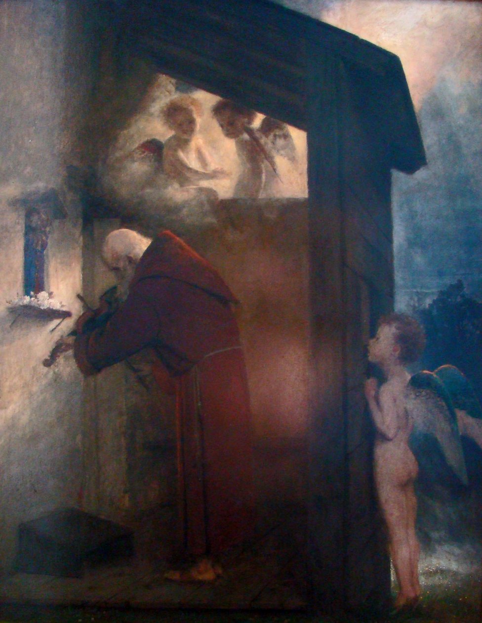 Hermit by Arnold Böcklin