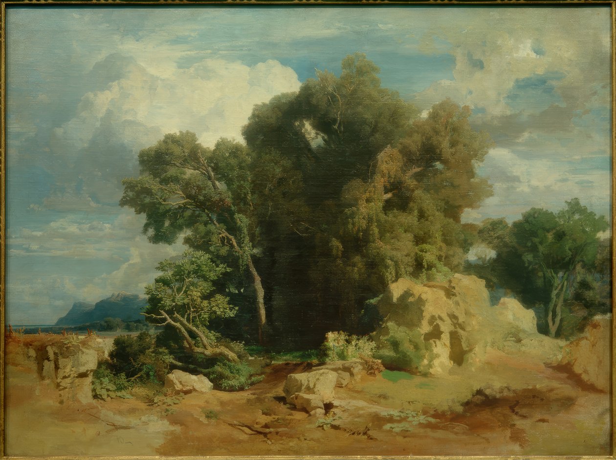 Pontine Marshes by Arnold Böcklin
