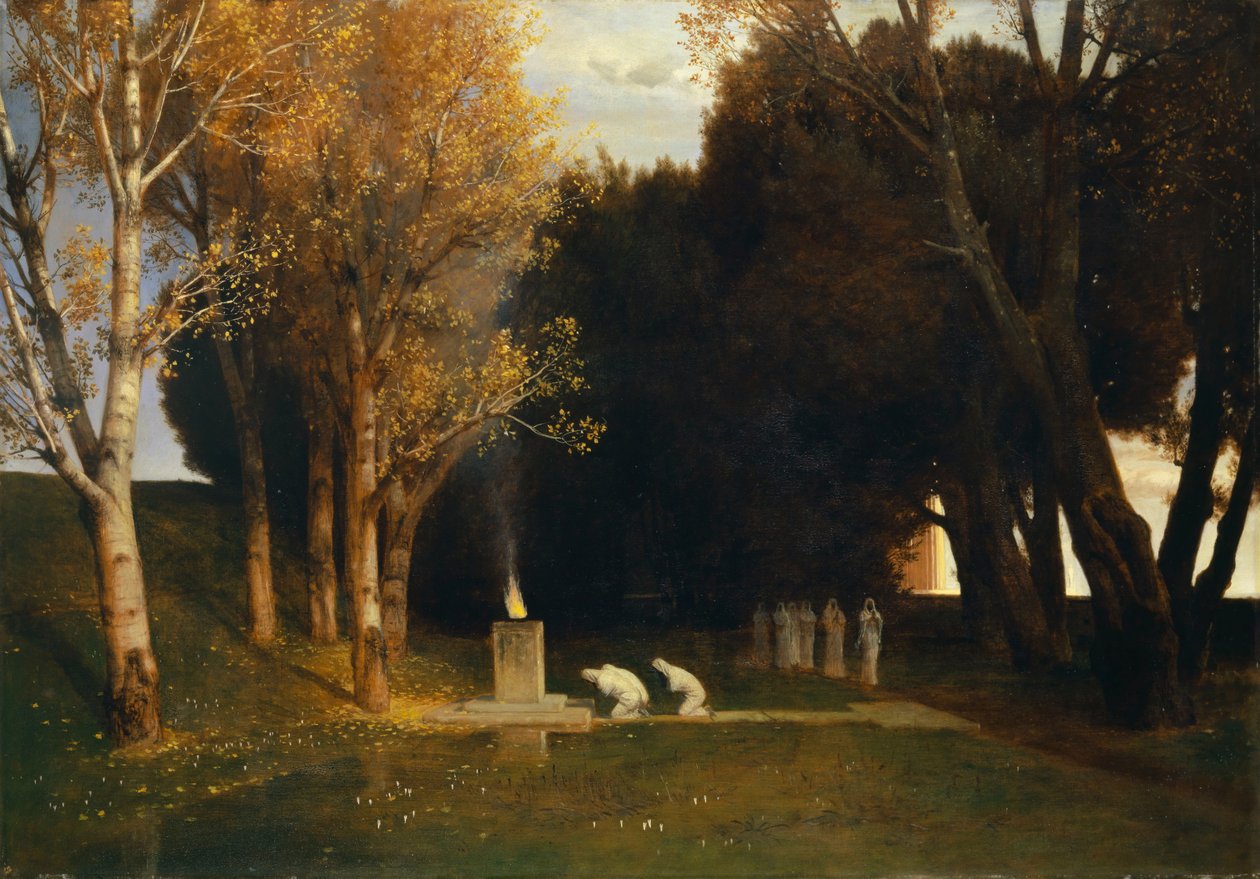 Sacred Grove by Arnold Böcklin