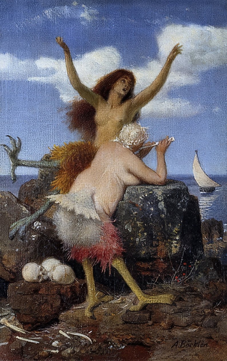 Sirens. 1875 by Arnold Böcklin