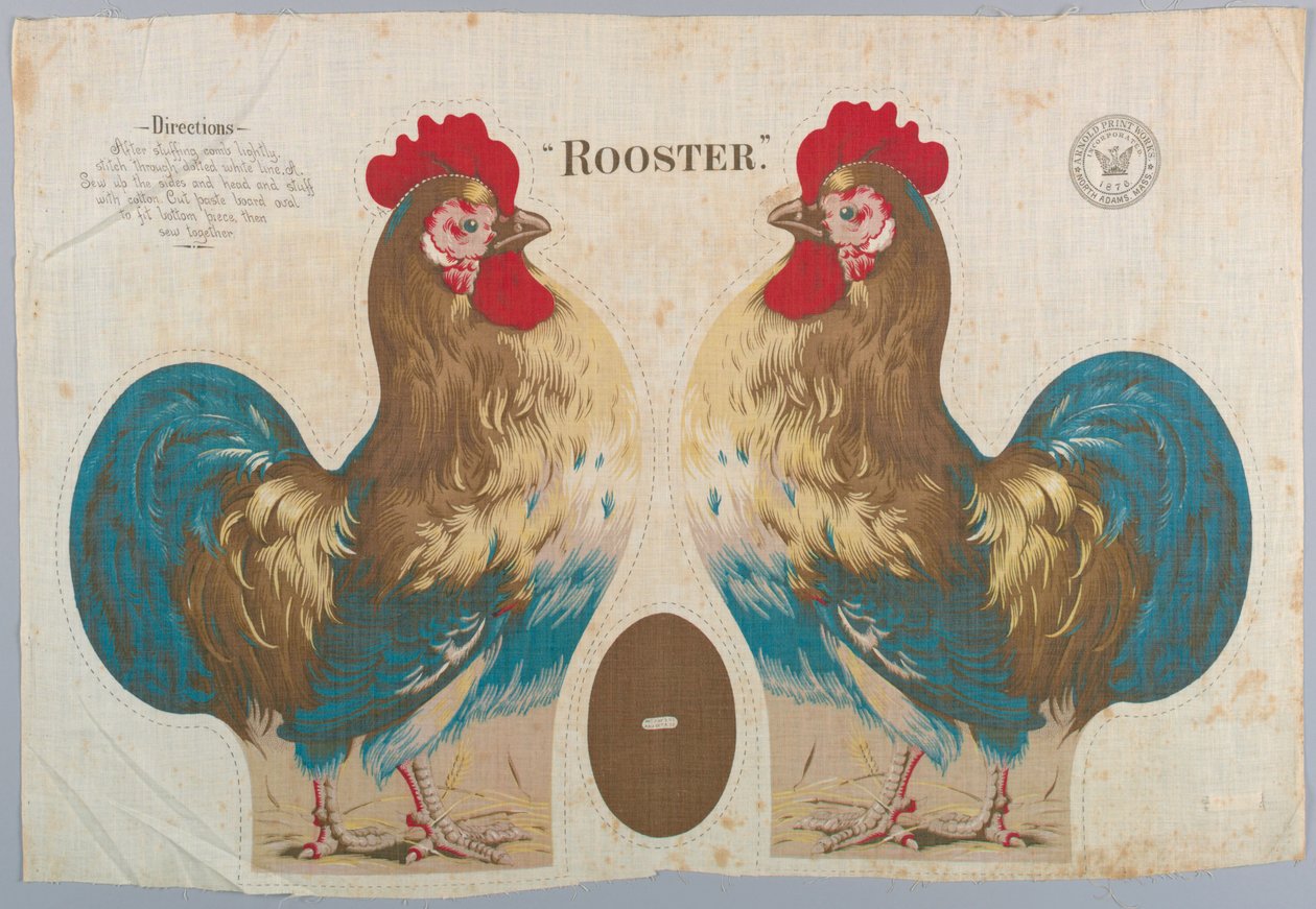 Rooster by Arnold Print Works,