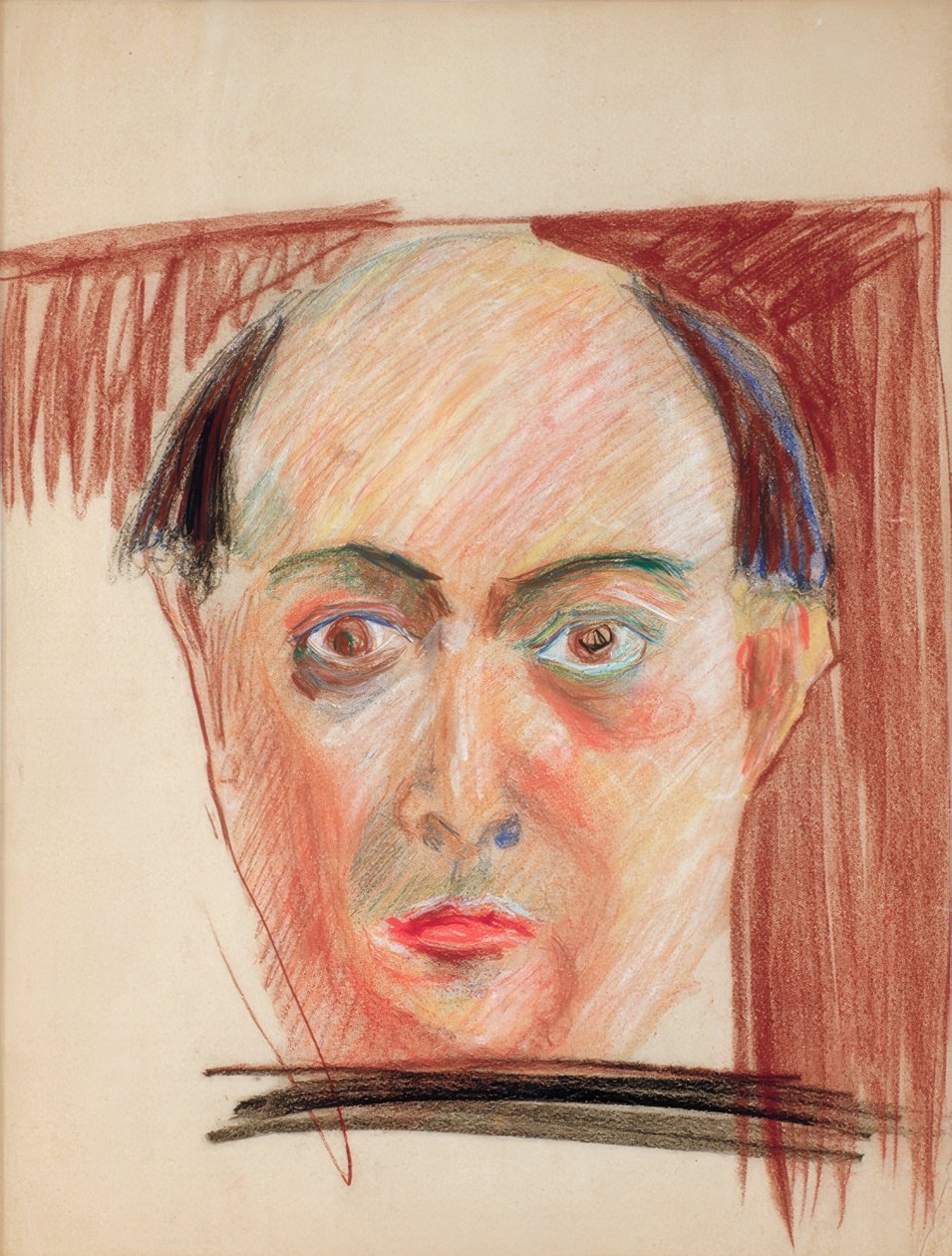 Self-Portrait by Arnold Schönberg