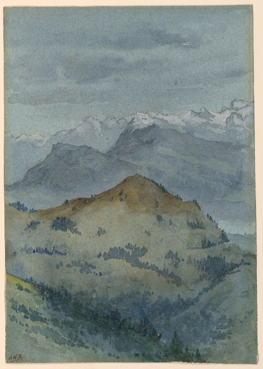 Alps by Arnold William Brunner