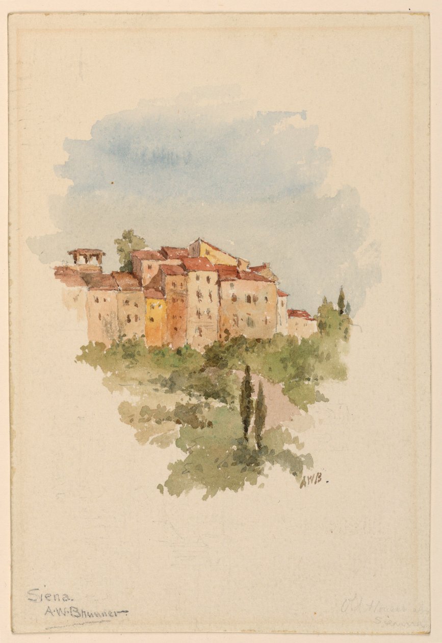 Siena by Arnold William Brunner