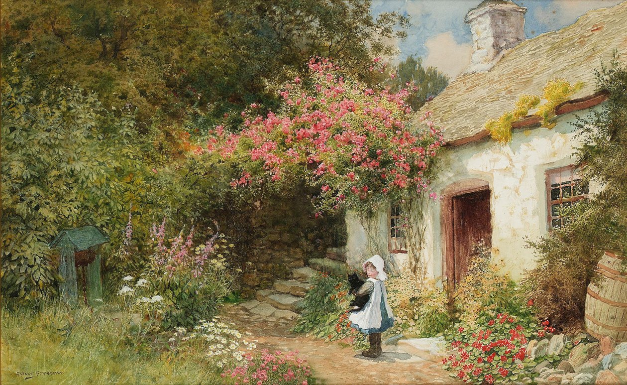 At Llanfair by Arthur Claude Strachan