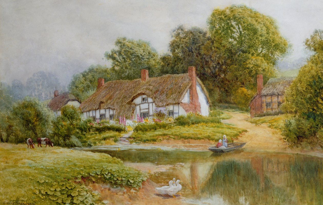 The Ferry by Arthur Claude Strachan