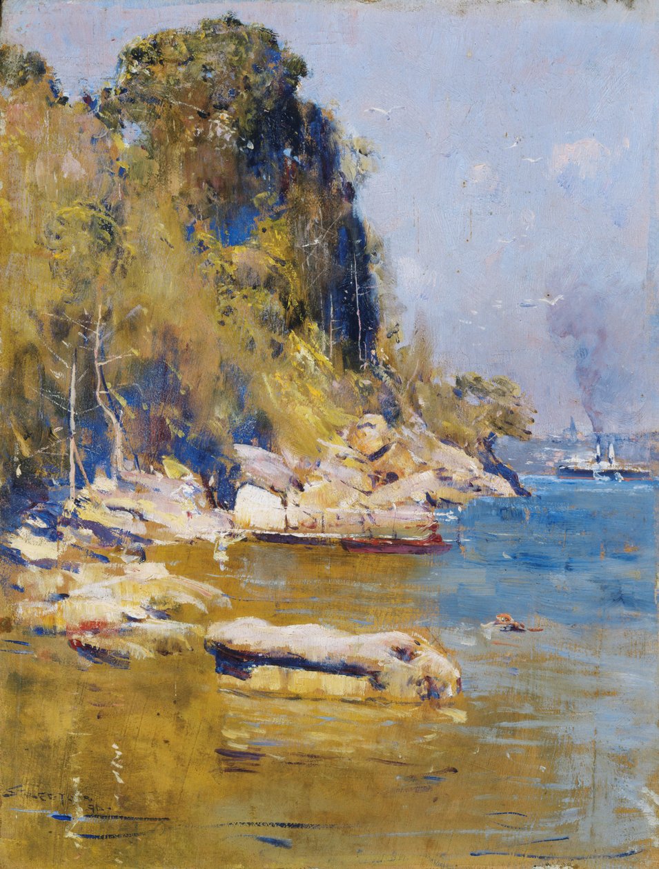 From My Camp (Sirius Cove) by Arthur Streeton