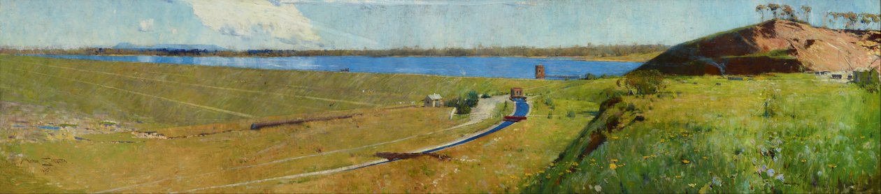 Prospect Reservoir by Arthur Streeton