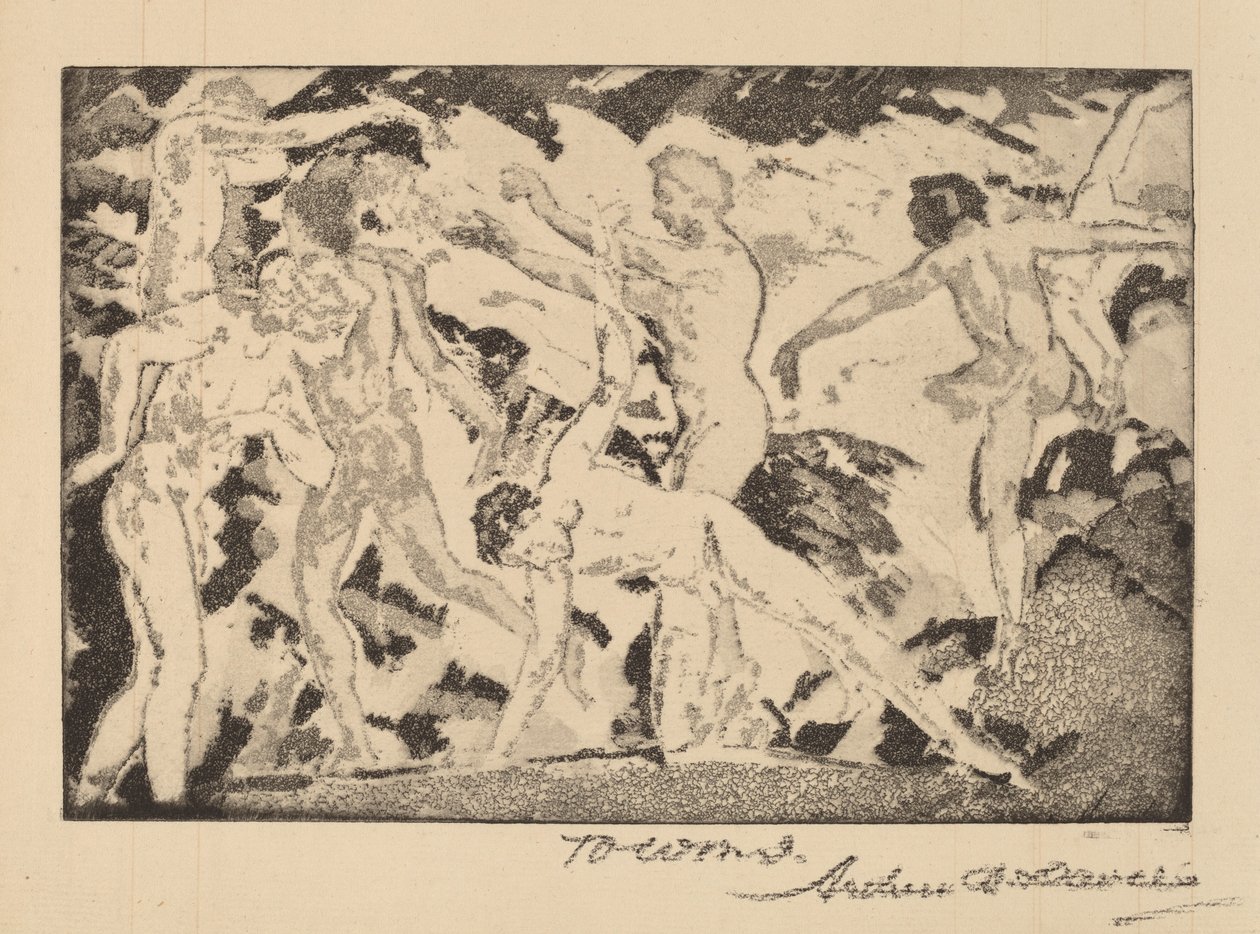 By the Caliban by Arthur B. Davies