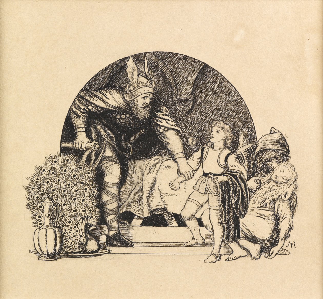 Knightliness by Arthur Hughes