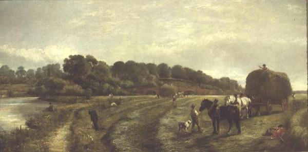 Haymaking by Arthur J. Stark