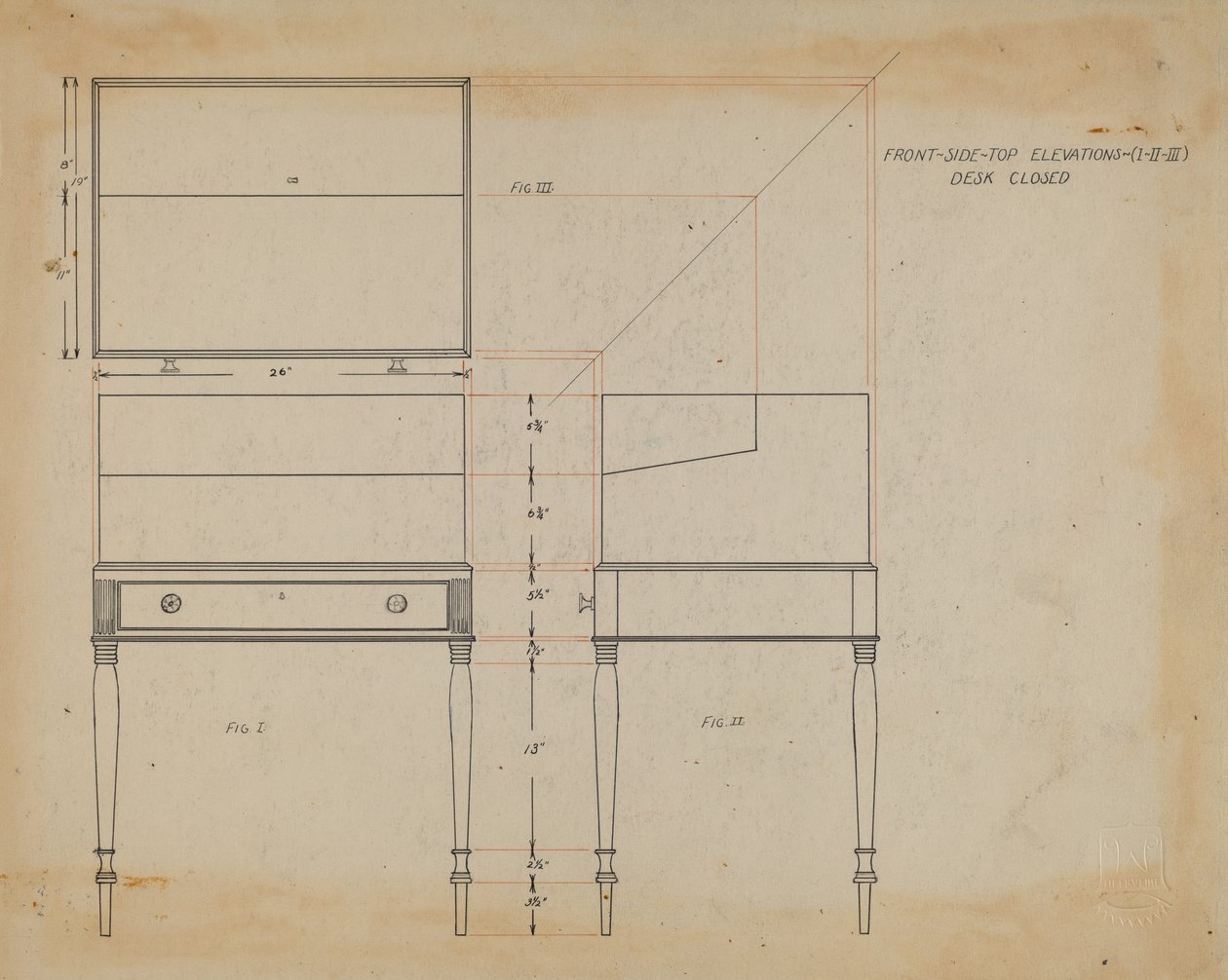Box Desk by Arthur Johnson