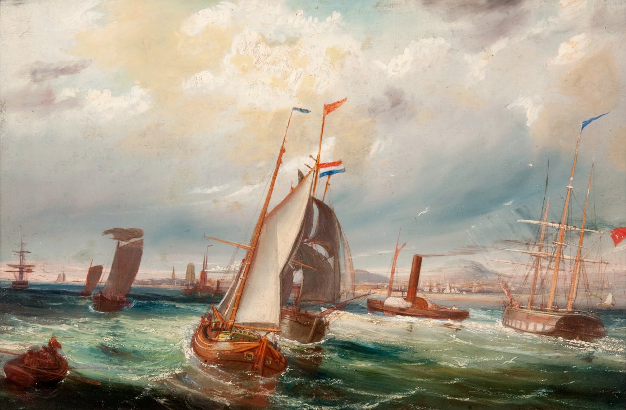 Dundee from the River by Arthur Lee