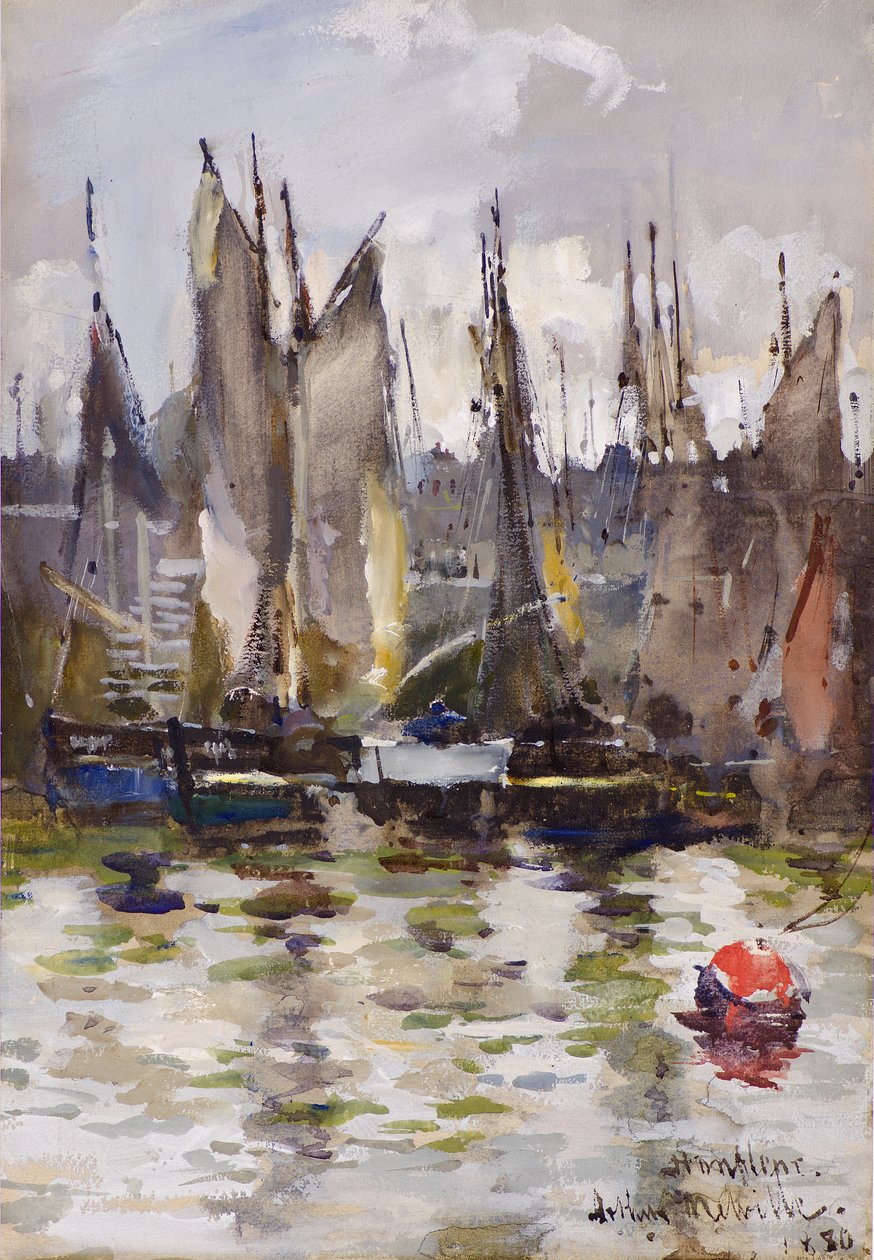 Honfleur Harbour by Arthur Melville
