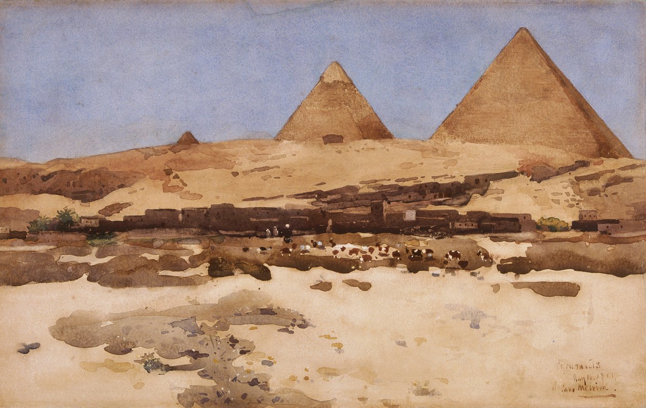 Pyramids by Arthur Melville