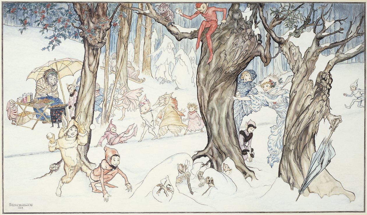 Winter Frolic by Arthur Rackham