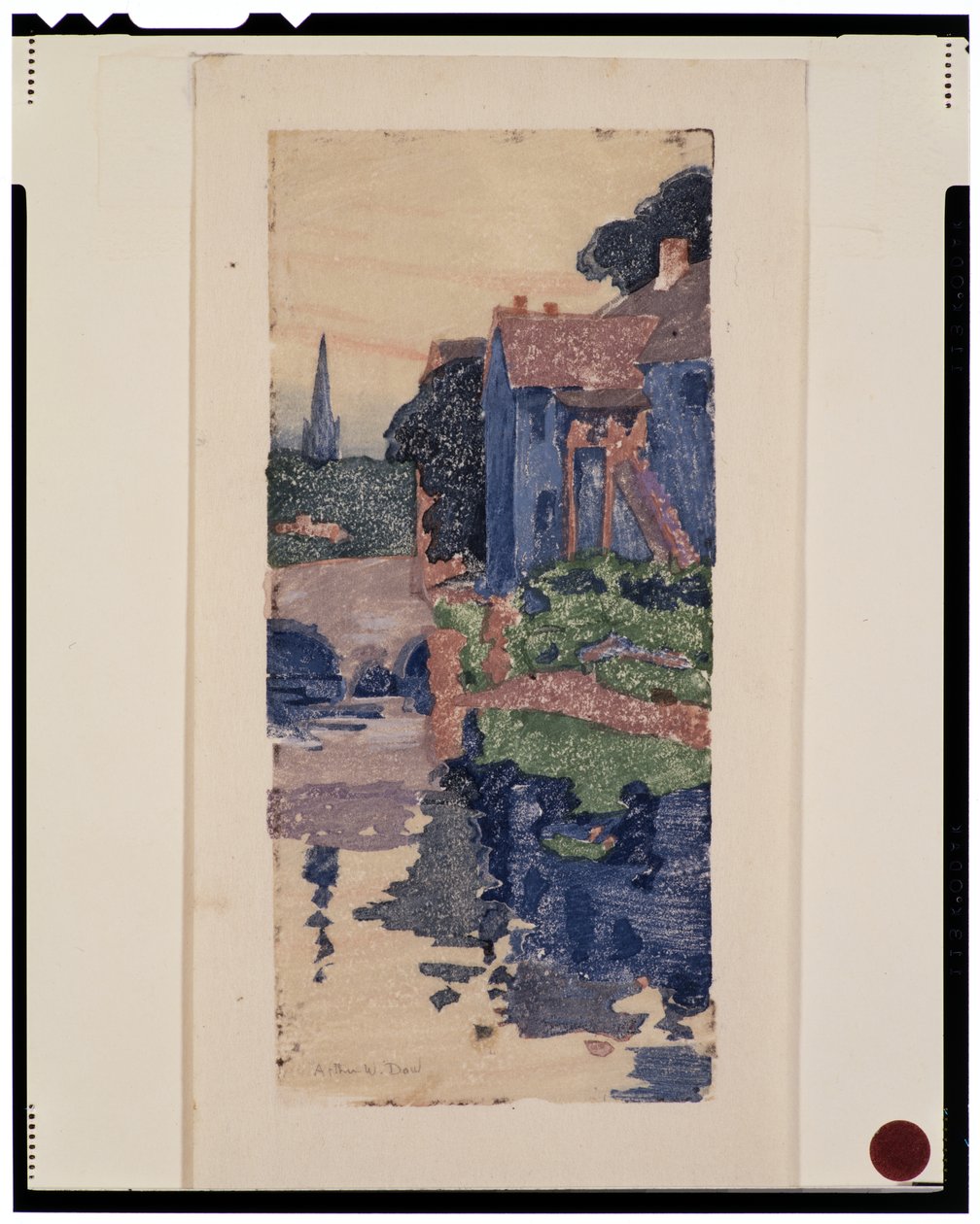 The Blue House by Arthur Wesley Dow