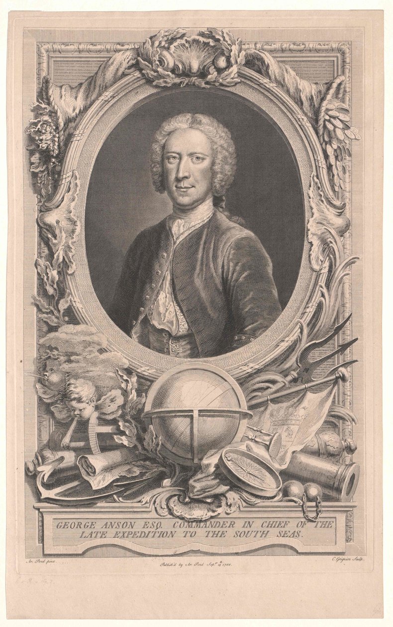 1st Baron Anson by Artist Unknown