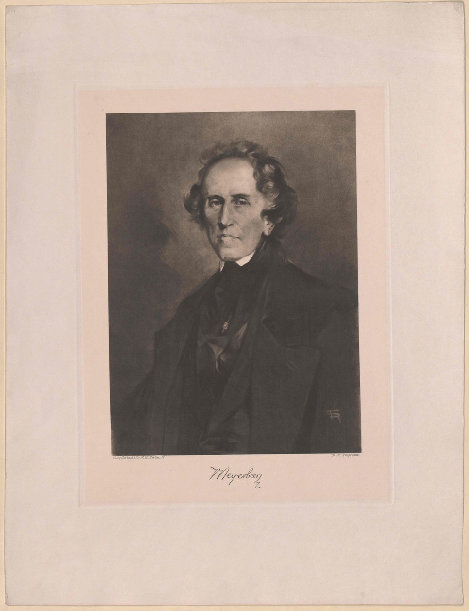 Giacomo Meyerbeer by Artist Unknown