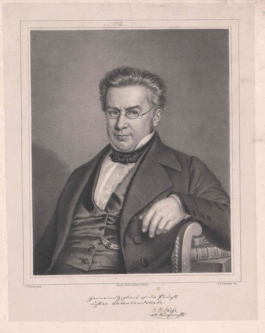 Johann Jakob Hess by Artist Unknown