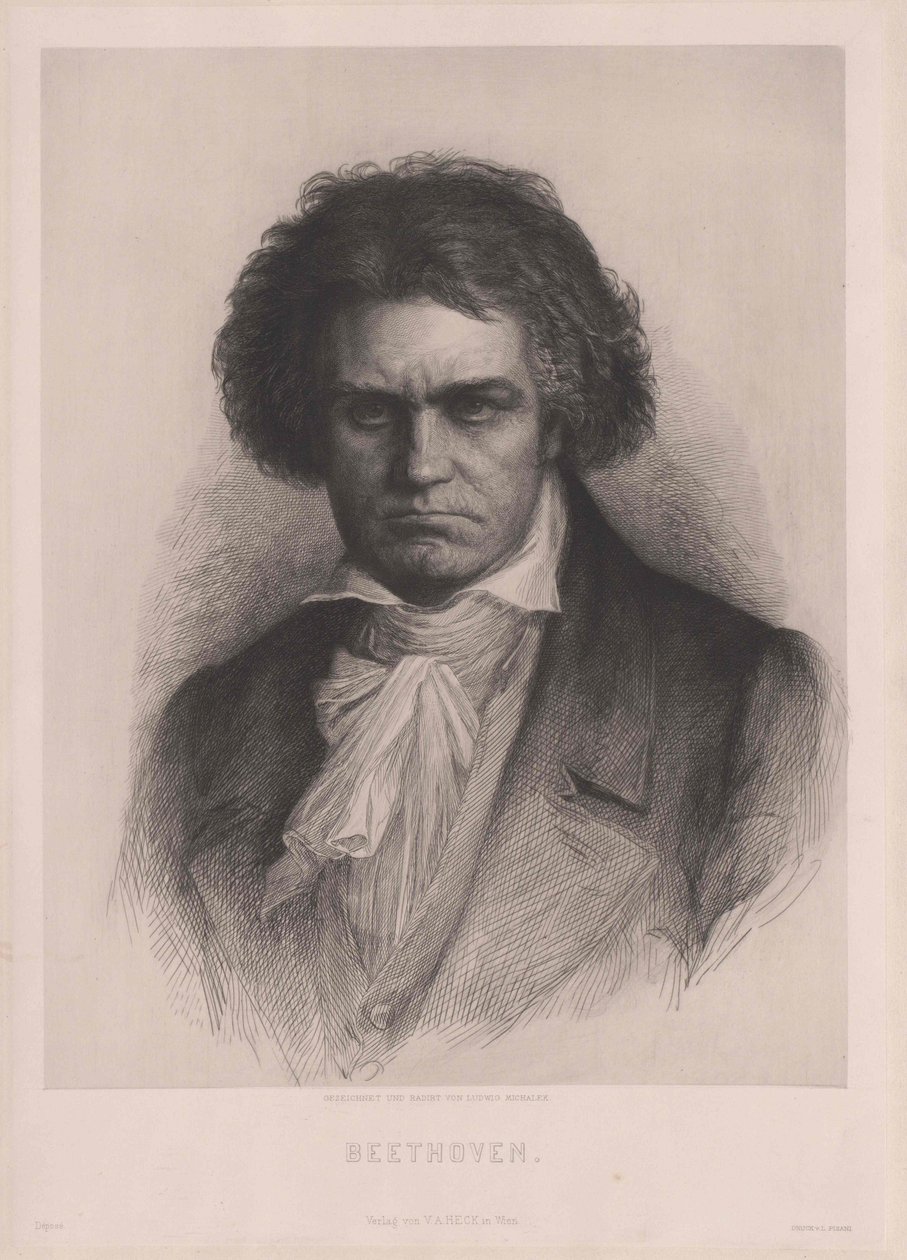 Ludwig van Beethoven by Artist Unknown