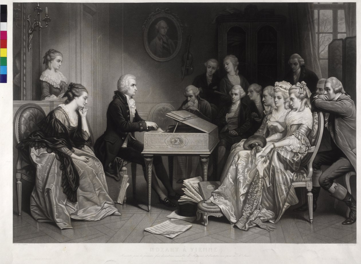 Mozart in Vienna by Artist Unknown