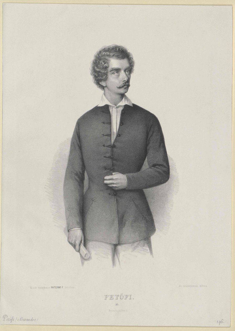 Sandor Petofi by Artist Unknown