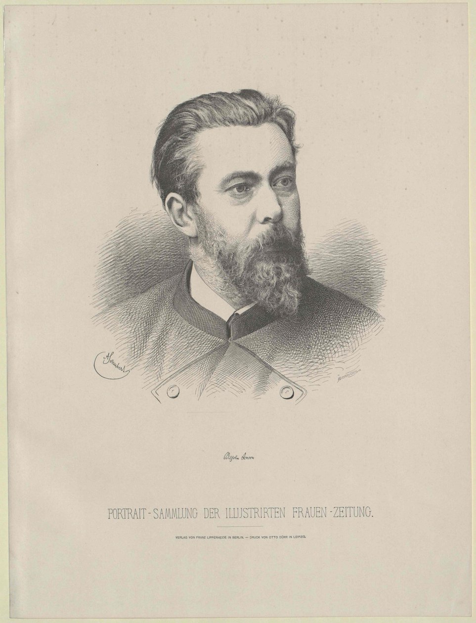 Wilhelm Jensen by Artist Unknown