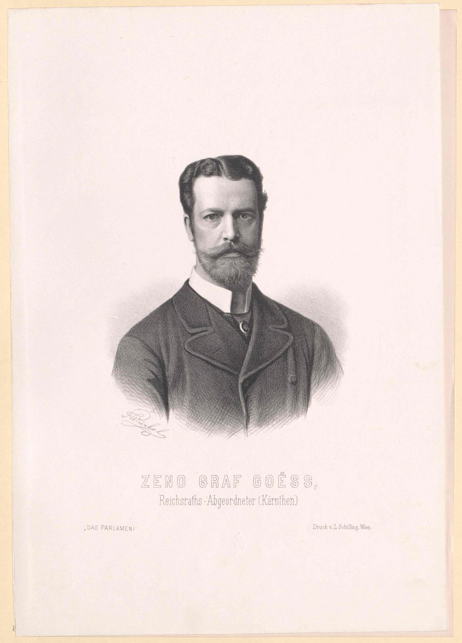 Count Zeno Goess by Artist Unknown