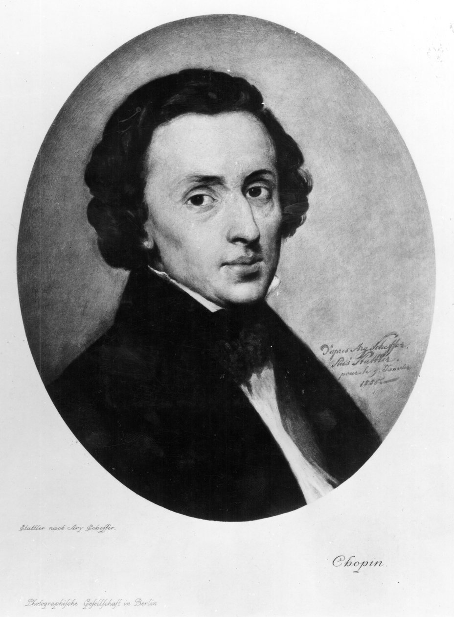 Chopin, 1858 by Ary Scheffer
