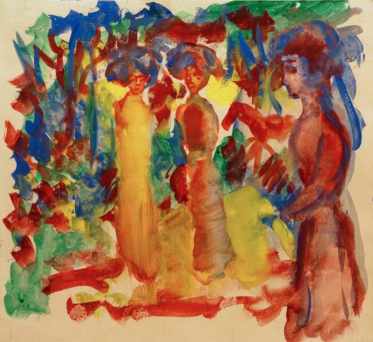 Women on a Walk by August Macke