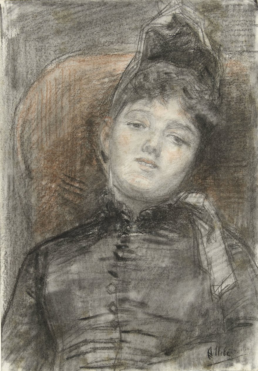 The Tipsy Model by August Allebe