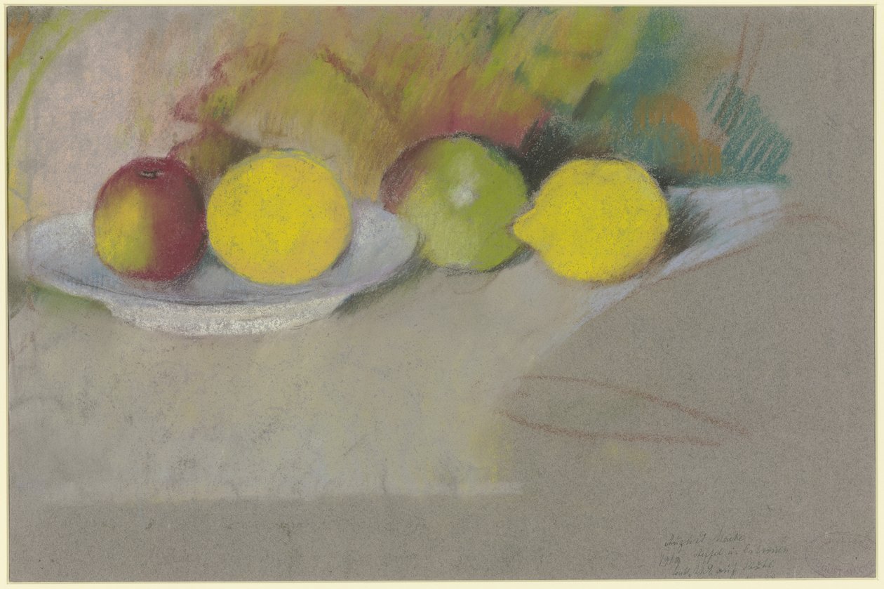 Apples and Lemons, c.1909-10 by August Macke