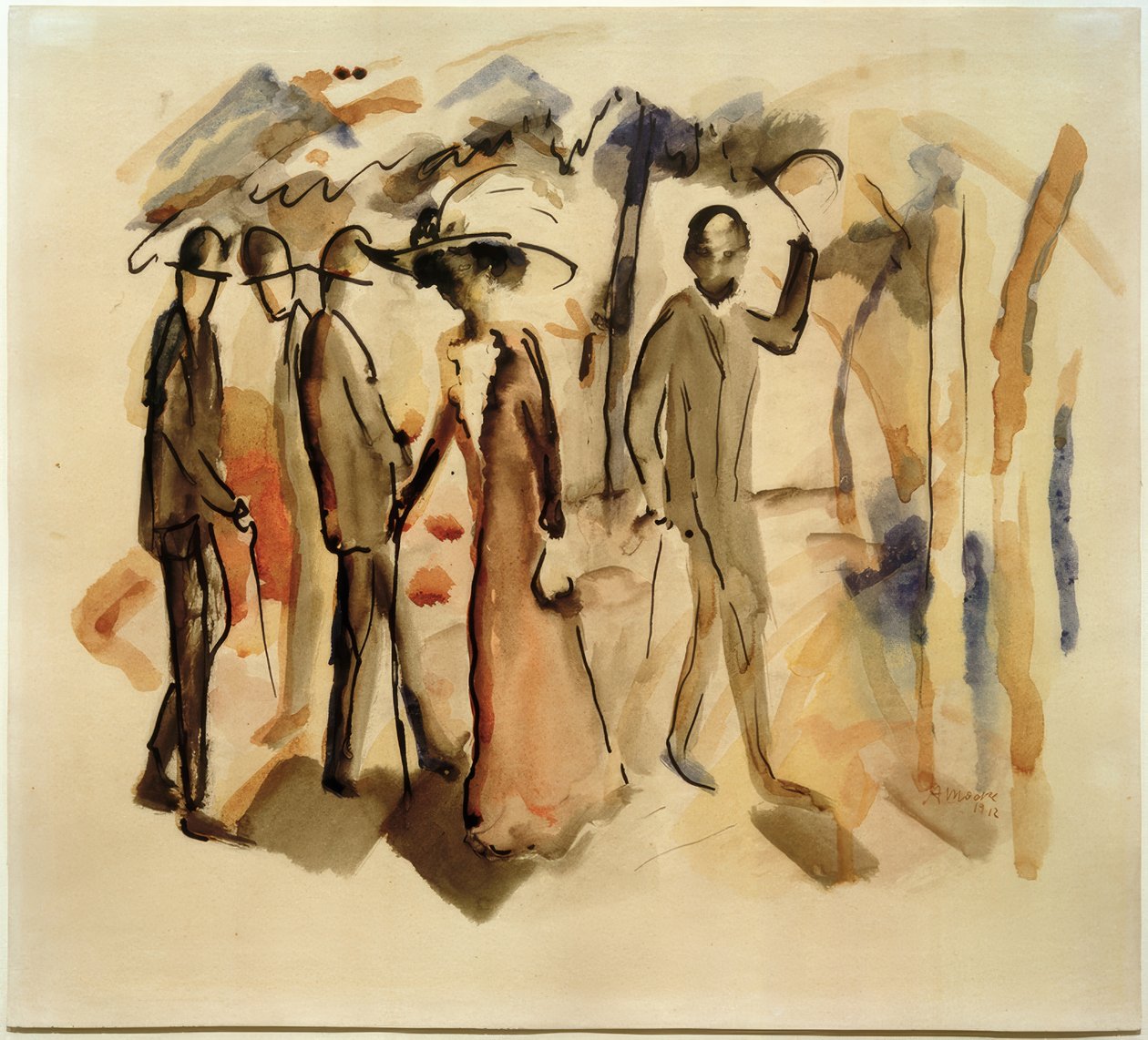 Encounter by August Macke