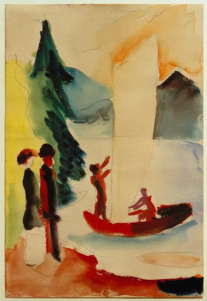 Yellow Sail by August Macke