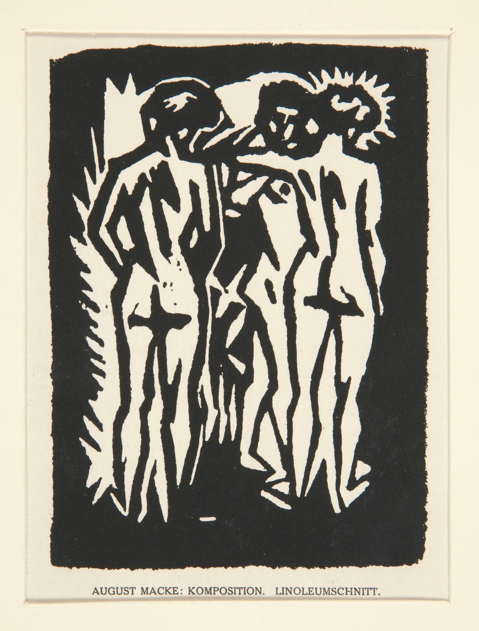 Three Nudes by August Macke